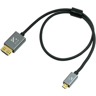 ZILR 4Kp60 Hyper Thin High Speed HDMI Secure Cable with Micro Connector (45cm /17.7")